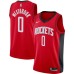 Men's Houston Rockets #0 Russell Westbrook Nike Red 2020-21 Swingman Stitched Jersey