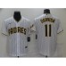 Men's San Diego Padres #11 Yu Darvish Nike White 2021 MLB Stitched Jersey