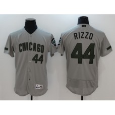 Men's Chicago Cubs #44 Anthony Rizzo Gray Commemorative Edition Weekend Baseball Stitched Jersey