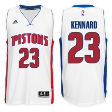 Detroit Pistons #23 Luke Kennard Home White New Swingman Stitched NBA Jersey