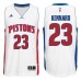 Detroit Pistons #23 Luke Kennard Home White New Swingman Stitched NBA Jersey