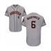 Men's Houston Astros #6 Jake Marisnick Grey Road Flex Base Authentic Collection 2019 World Series Bound Baseball Stitched Jersey