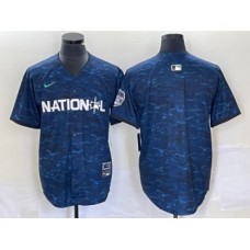 Men's Nike Los Angeles Dodgers Blank Royal 2023 All star Cool Base Stitched Jersey