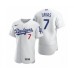 Men's Los Angeles Dodgers #7 Julio Urias Nike White 2020 Authentic Stitched Jersey