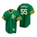 Men's Nike Oakland Athletics #55 Sean Manaea Kelly Green Cooperstown Collection Road Stitched Baseball Jersey