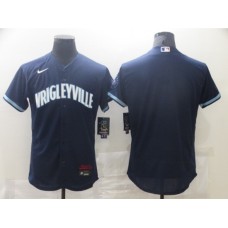 Men's Nike Chicago Cubs Blank Navy Royal Alternate Stitched Jersey