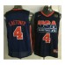 1992 Olympics Team USA #4 Christian Laettner Navy Blue Swingman Stitched Jersey