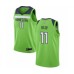 Men's Minnesota Timberwolves #11 Naz Reid Authentic Green Basketball Stitched Jersey Statement Edition