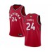 Men's Toronto Raptors #24 Norman Powell Swingman Red 2019 Basketball Finals Bound Jersey - Icon Edition