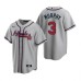 Men's Nike Atlanta Braves #3 Dale Murphy Gray Road Stitched Baseball Jersey