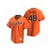 Men's Baltimore Orioles #48 Richard Bleier Nike Orange Cooperstown Collection Alternate Stitched Jersey