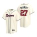 Men's Nike Atlanta Braves #27 Fred McGriff Cream Alternate Stitched Baseball Jersey