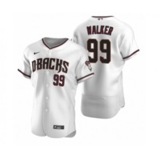 Men's Arizona Diamondbacks #99 Taijuan Walker Nike White Crimson Authentic 2020 Home Stitched Jersey