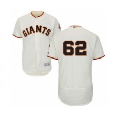 Men's San Francisco Giants #62 Logan Webb Cream Home Flex Base Authentic Collection Baseball Player Stitched Jersey