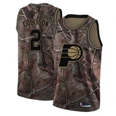 Men's Nike Indiana Pacers #2 Darren Collison Swingman Camo Realtree Collection NBA Jersey