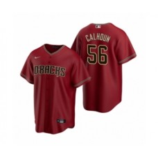 Men's Arizona Diamondbacks #56 Kole Calhoun Nike Red Replica Alternate Stitched Jersey