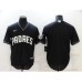 Men's San Diego Padres Blank Black Game Stitched Jersey