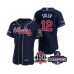 Men's Atlanta Braves #12 Jorge Soler 2021 Navy World Series Champions With 150th Anniversary Flex Base Stitched Jersey