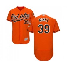 Men's Baltimore Orioles #39 Renato Nunez Orange Alternate Flex Base Authentic Collection Baseball Jersey