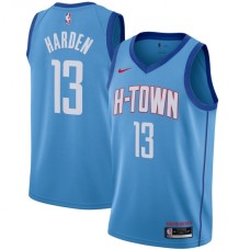 Men's Houston Rockets #13 James Harden Nike Blue 2020-21 Swingman Player Stitched Jersey