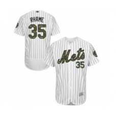 Men's New York Mets #35 Jacob Rhame Authentic White 2016 Memorial Day Fashion Flex Base Baseball Player Stitched Jersey