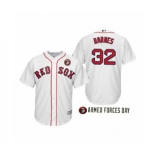 Men's Boston Red Sox 2019 Armed Forces Day #32Matt Barnes White Stitched Jersey