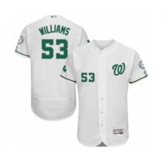 Men's Washington Nationals #53 Austen Williams White Celtic Flexbase Authentic Collection Baseball Player Stitched Jersey