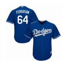 Men's Los Angeles Dodgers #64 Caleb Ferguson Royal Blue Alternate Flex Base Authentic Collection Baseball Player Stitched Jersey