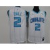 Men's Charlotte Hornets #2 Lamelo Ball White Jordan Brand Teal 2020-21 Swingman Stitched Jersey