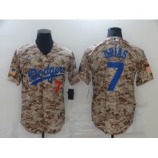 Men's Nike Los Angeles Dodgers #7 Julio Urias Authentic Camo Realtree Collection Stitched Jersey