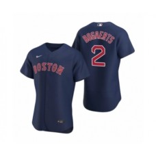 Men's Boston Red Sox #2 Xander Bogaerts Nike Navy Authentic 2020 Alternate Stitched Jersey