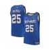 Men's Orlando Magic #25 Wes Iwundu Authentic Blue Hardwood Classics Basketball Stitched Jersey