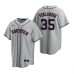 Men's Nike Houston Astros #35 Justin Verlander Gray Road Stitched Baseball Jersey