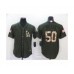 Men's Los Angeles Dodgers #50 Mookie Betts Olive Camo Salute To Service Cool Base Stitched Jersey