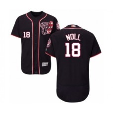 Men's Washington Nationals #18 Jake Noll White Celtic Flexbase Authentic Collection Baseball Player Stitched Jersey