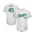 Men's Los Angeles Dodgers #45 Matt Beaty White Celtic Flexbase Authentic Collection Baseball Player Stitched Jersey