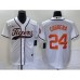 Men's Detroit Tigers #24 Miguel Cabrera White Cool Base Stitched Baseball Jersey