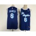 Men's Nike Los Angeles Lakers #6 LeBron James Blue Basketball Swingman Association Edition Stitched Jersey