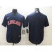 Men's Nike Cleveland Indians Blank Navy Home Baseball Stitched Jersey