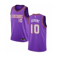 Men's Phoenix Suns #10 Ty Jerome Authentic Purple Basketball Stitched Jersey - 2018 19 City Edition