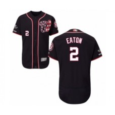 Men's Washington Nationals #2 Adam Eaton Navy Blue Alternate Flex Base Authentic Collection 2019 World Series Champions Baseball Stitched Jersey