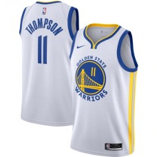 Men's Golden State Warriors #11 Klay Thompson Nike White 2020-21 Swingman Stitched Jersey