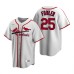 Men's Nike St. Louis Cardinals #25 Dexter Fowler White Cooperstown Collection Home Stitched Baseball Jersey