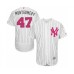 Men's New York Yankees #47 Jordan Montgomery Authentic White 2016 Mother's Day Fashion Flex Base Baseball Player Stitched Jersey