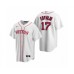 Men's Boston Red Sox #17 Nathan Eovaldi Nike White Replica Alternate Stitched Jersey