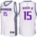 Sacramento Kings #15 Frank Mason III Home White New Swingman Stitched NBA Jersey