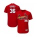 Men's St. Louis Cardinals #36 Austin Gomber Red Alternate Flex Base Authentic Collection Baseball Player Stitched Jersey