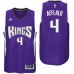 Sacramento Kings #4 Arron Afflalo Road Purple New Swingman Jersey