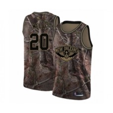 Men's New Orleans Pelicans #20 Nicolo Melli Swingman Camo Realtree Collection Basketball Stitched Jersey