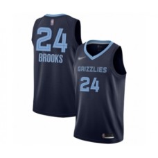 Men's Memphis Grizzlies #24 Dillon Brooks Authentic Navy Blue Finished Basketball Stitched Jersey - Icon Edition